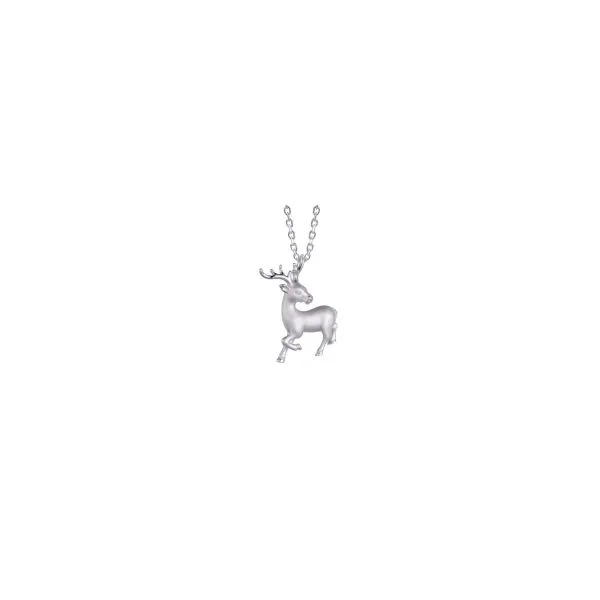 Sterling SIlver Deer Pendant Charles Frederick Jewelers Chelmsford, MA