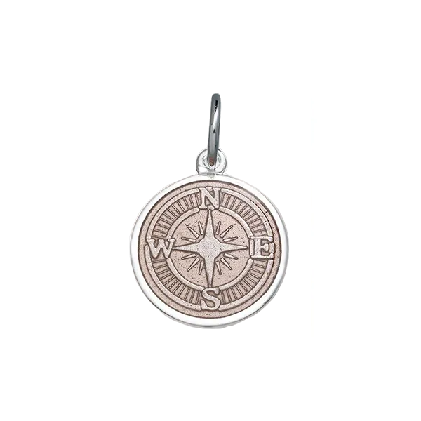 19MM Compass Rose Pink Sterling Silver Lola Charles Frederick Jewelers Chelmsford, MA