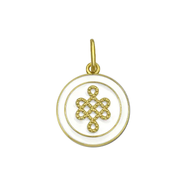 LOLA MOTHER DAUGHTER ALL GOLD ALPINE WHITE PENDANT