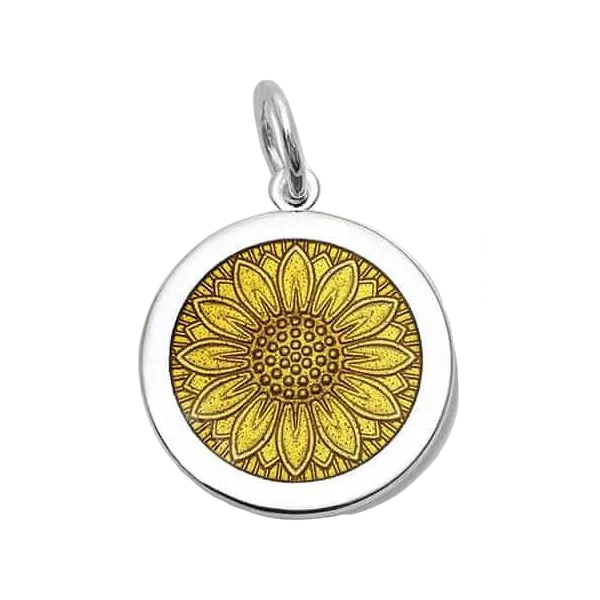 Lola Sterling 27mm Large Gold Sunflower PD