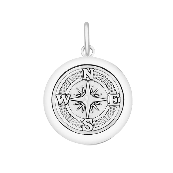 15mm Compass Rose Lola Pendant in Oxy - Main Image