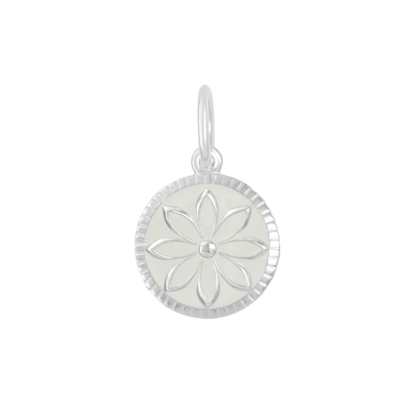 Sterling Silver Lola Daisy Pendant With Alpine White Charles Frederick Jewelers Chelmsford, MA