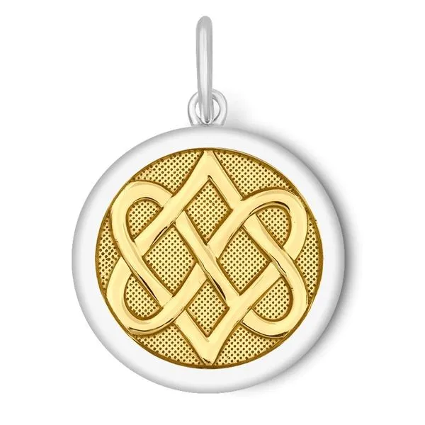 Lola Sterling 27mm Medium Gold Celtic Knot PD Charles Frederick Jewelers Chelmsford, MA