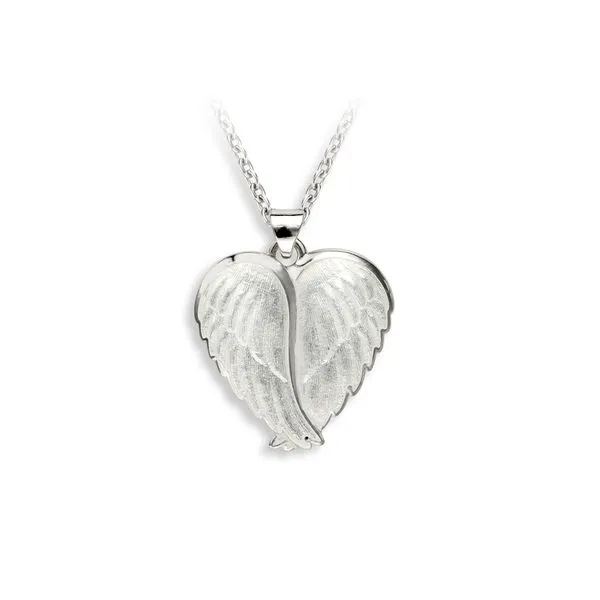 White Angel Wings Necklace Charles Frederick Jewelers Chelmsford, MA