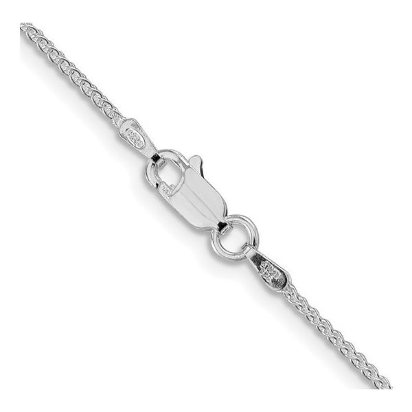 18in Sterling Silver 1.25mm Round Wheat Chain Charles Frederick Jewelers Chelmsford, MA