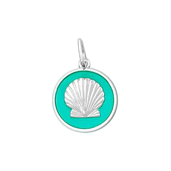 19mm Silver Shell in Seafoam - Lola Charles Frederick Jewelers Chelmsford, MA