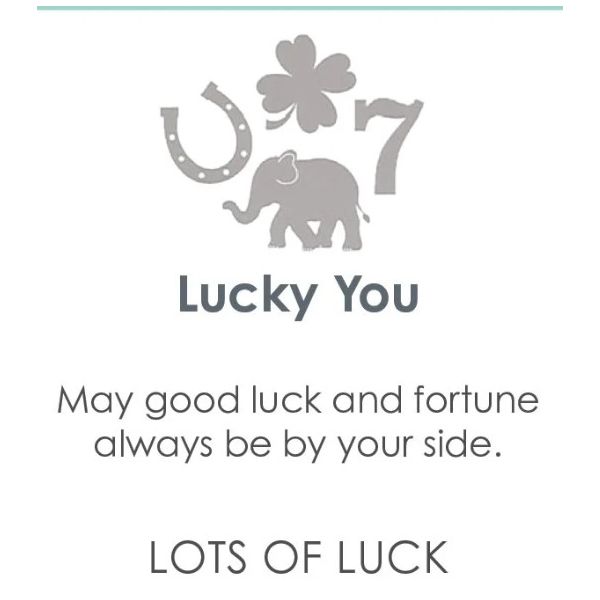 Lola 19mm Lucky You Silver Alpine White Image 2 Charles Frederick Jewelers Chelmsford, MA