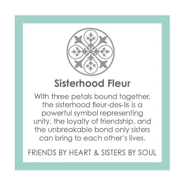 Lola 19mm Small Sterling Silver Gold/Alpine White Sisterhood Fleur Image 2 Charles Frederick Jewelers Chelmsford, MA
