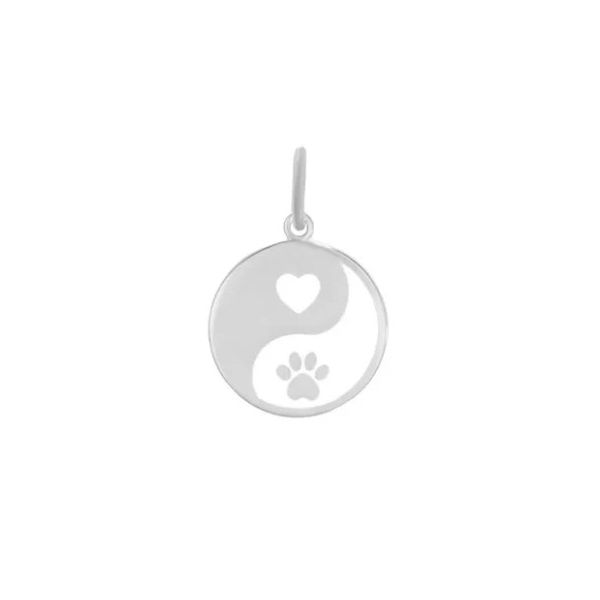 LOLA 19mm Small Sterling Silver Alpine White FurEver Pendant Charles Frederick Jewelers Chelmsford, MA