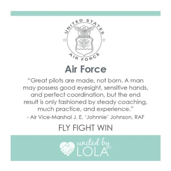 United by Lola Sterling Silver Oxy 19mm Small Air Force Image 2 Charles Frederick Jewelers Chelmsford, MA