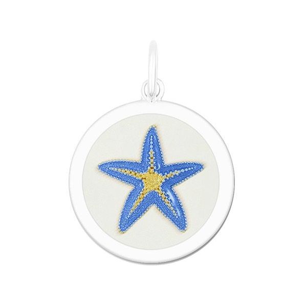 Lola Starfish 27mm Medium Pendant In Periwinkle Sterling Silver Charles Frederick Jewelers Chelmsford, MA