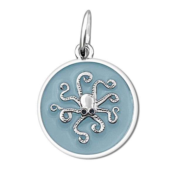LOLA - Octopus Silver Pale Blue Small Charles Frederick Jewelers Chelmsford, MA