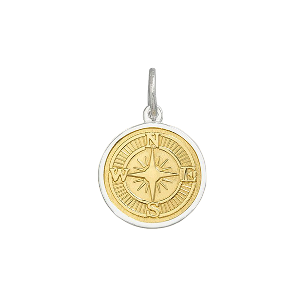19mm Compass Rose Gold Center SS Charles Frederick Jewelers Chelmsford, MA