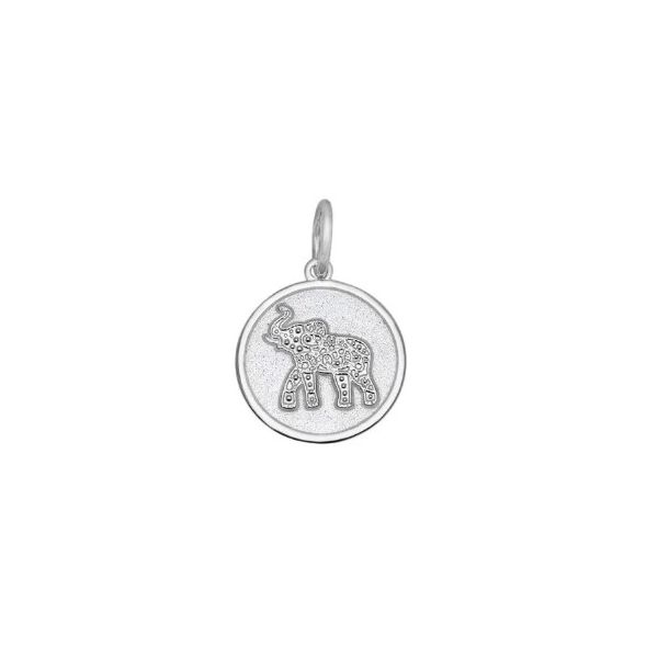 Lola Sterling Silver Small 19mm Elephant in Alpine White Charles Frederick Jewelers Chelmsford, MA
