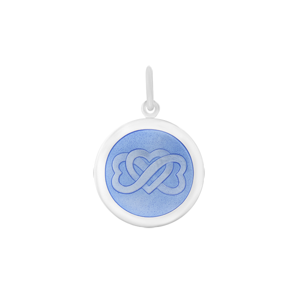 Lola Sterling Silver 27mm Mother & Son Mauve Blue Pendant Charles Frederick Jewelers Chelmsford, MA