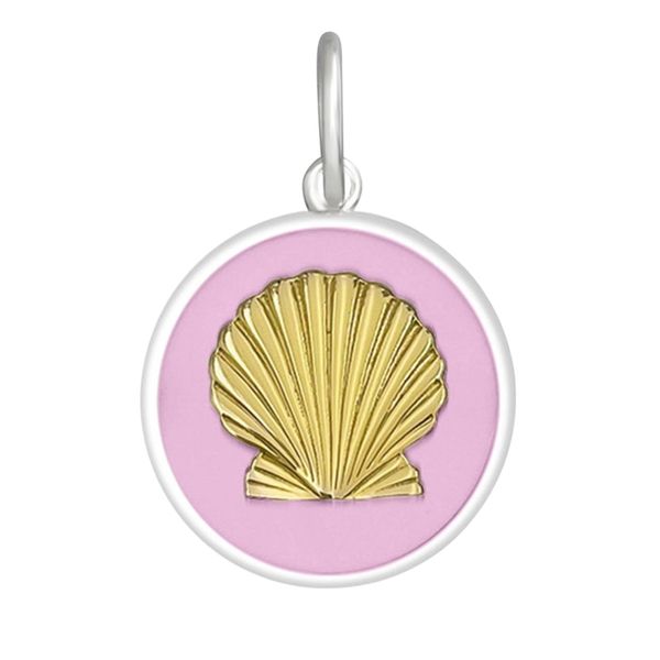 Lola 2 tone SS Shell Gold Flamingo Pink Small 19mm Charles Frederick Jewelers Chelmsford, MA