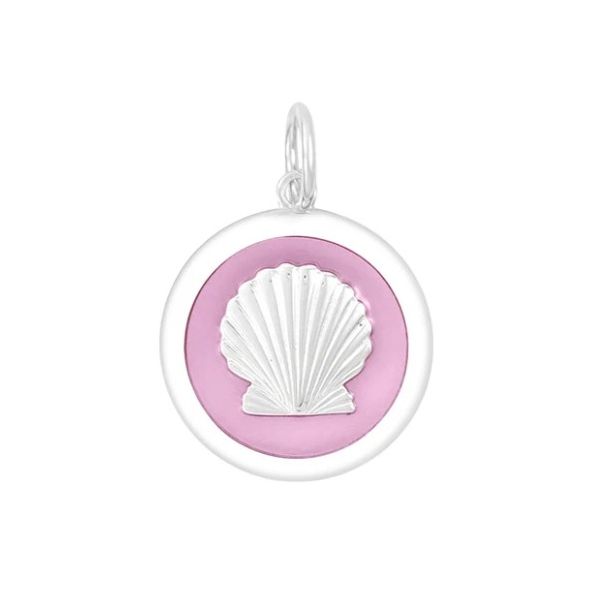 Lola Sterling Silver 27mm Medium Shell in Flamingo Pink Charles Frederick Jewelers Chelmsford, MA