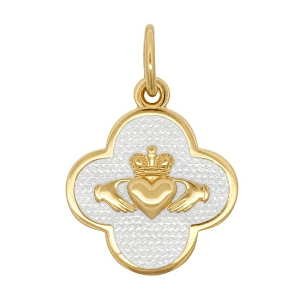 LOLA Claddagh SS & All Gold Alpine White Small Charles Frederick Jewelers Chelmsford, MA