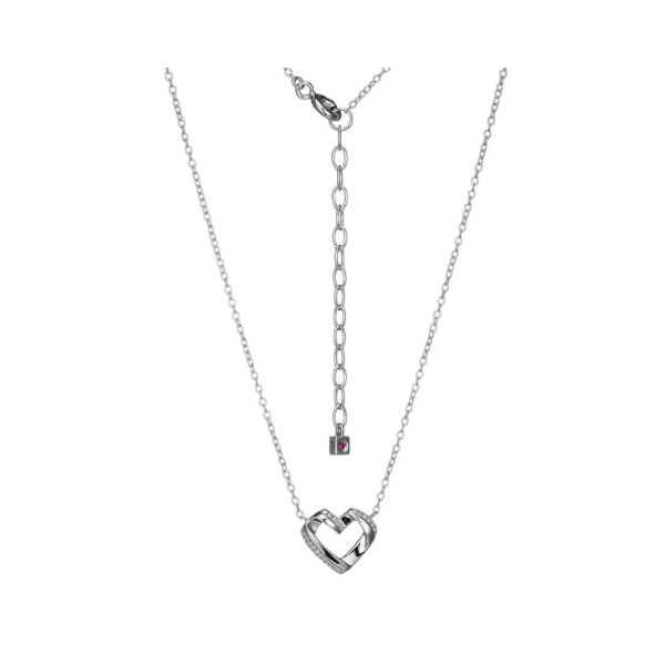 Sterling Silver Heart Necklace Charles Frederick Jewelers Chelmsford, MA