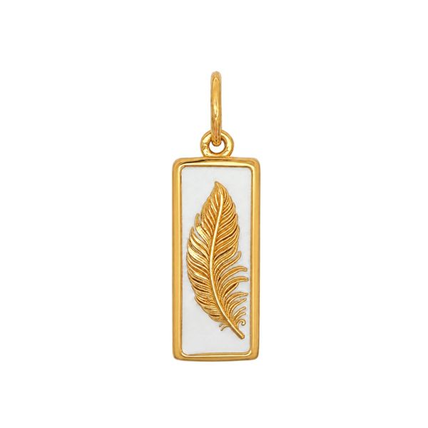 LOLA SS Feather All Gold Alpine White Medium Charles Frederick Jewelers Chelmsford, MA