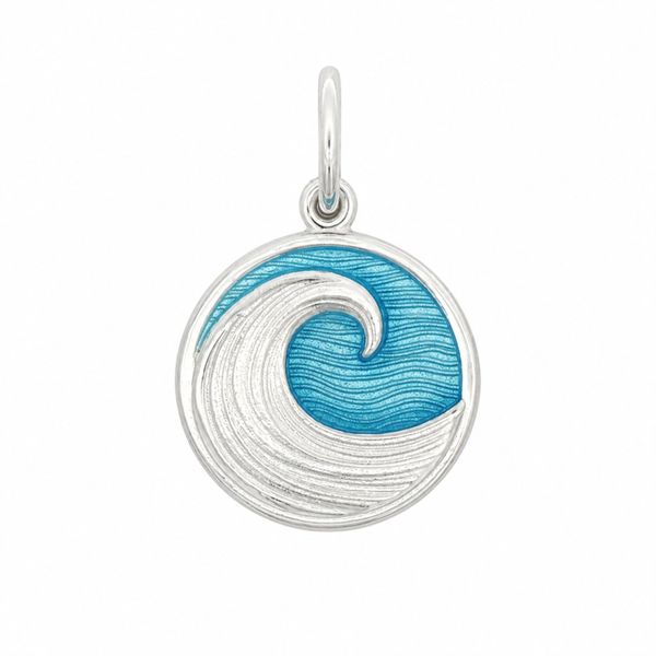 Lola SS Wave Silver Light Blue Small 19mm Charles Frederick Jewelers Chelmsford, MA