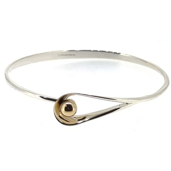 14K/Sterling Bangle Bracelet Charles Frederick Jewelers Chelmsford, MA