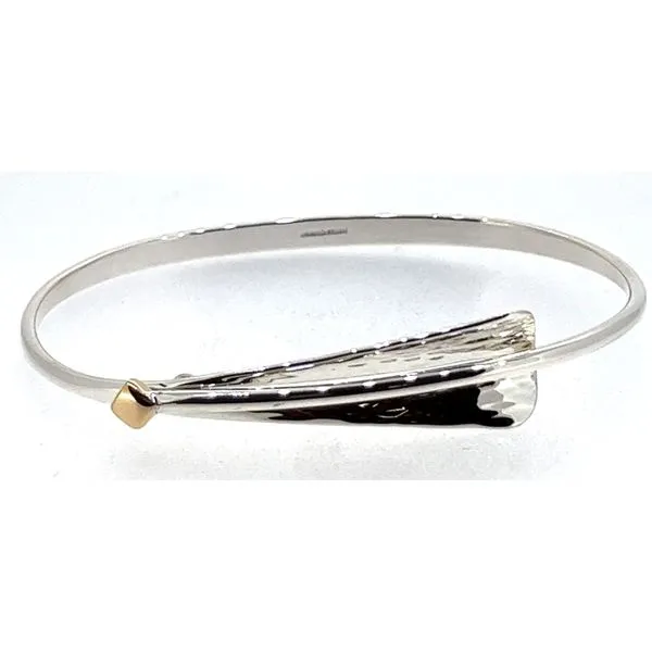 14KY/Sterling Bangle Bracelet Charles Frederick Jewelers Chelmsford, MA