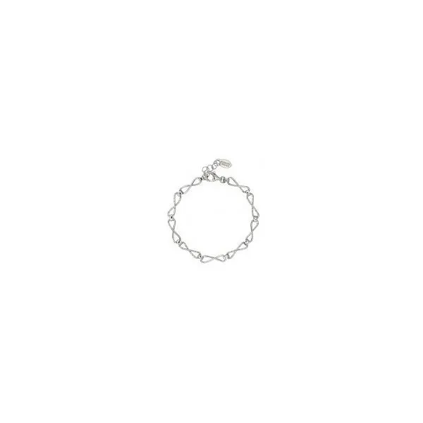 STERLING SILVER INFINITY LINK BRACELET Charles Frederick Jewelers Chelmsford, MA