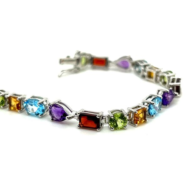 Sterling Silver 15.05ctw Multi Stone Bracelet Charles Frederick Jewelers Chelmsford, MA