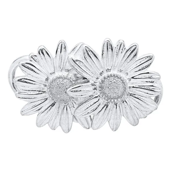 Sterling Daisies Convertible Clasp Charles Frederick Jewelers Chelmsford, MA