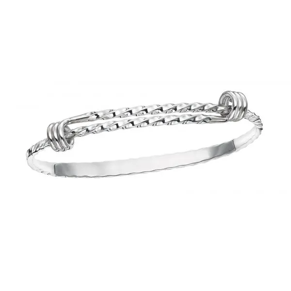 Sterling Two Spiraling Bands Bound Together Like Friendsh...