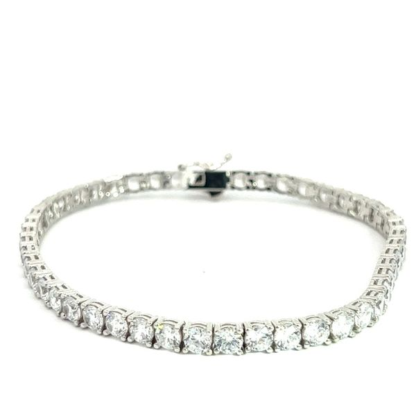 CZ Sterling Silver 10.50 CTW Tennis Bracelet Charles Frederick Jewelers Chelmsford, MA