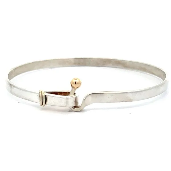 18KY/Sterling Tiffany An Co Hook And Eye Bracelet Image 2 Charles Frederick Jewelers Chelmsford, MA