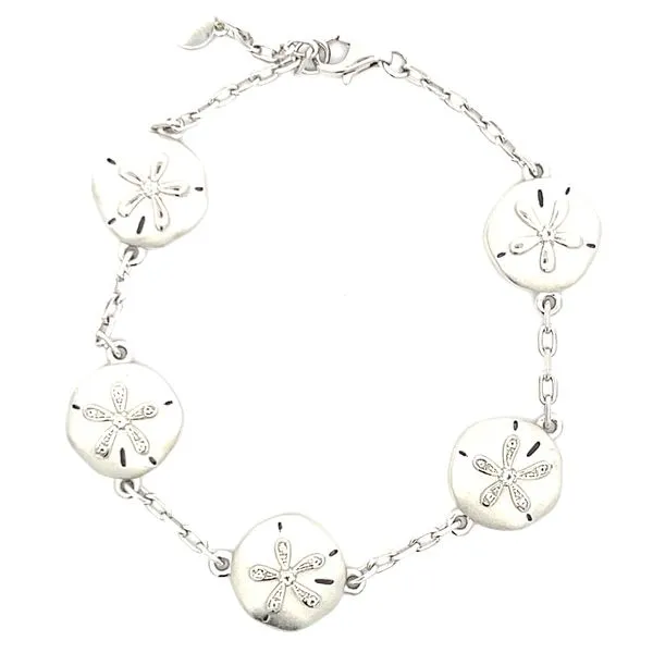 Sterling Silver Sand Dollar Bracelet