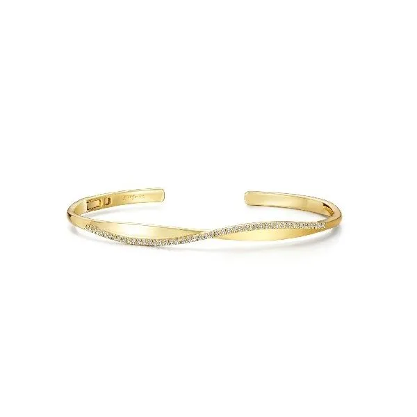 This open-hinged cuff bangle bracelet Charles Frederick Jewelers Chelmsford, MA