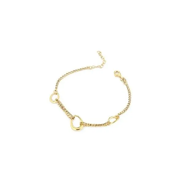 Gold Over Sterling Organic Link Bracelet Charles Frederick Jewelers Chelmsford, MA