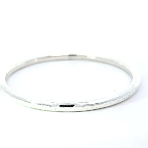 925 Sterling Hammered Finish Bangle Charles Frederick Jewelers Chelmsford, MA