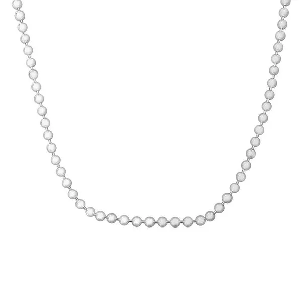 Lola 20 Inch Ball Chain 3Mm Sterling Silver