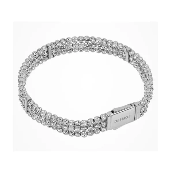 Silver 3 Row Bracelet Charles Frederick Jewelers Chelmsford, MA