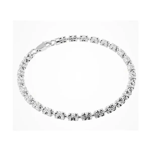 Diamond Cut Silver Bracelet Charles Frederick Jewelers Chelmsford, MA