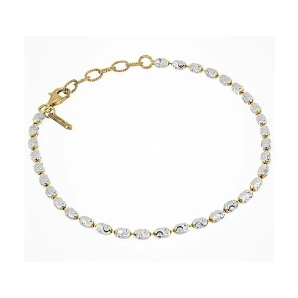 Silver and Gold Plate Bracelet Charles Frederick Jewelers Chelmsford, MA