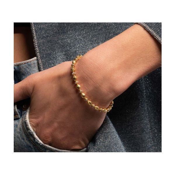 Sterling and Gold Plate Bracelet Image 2 Charles Frederick Jewelers Chelmsford, MA