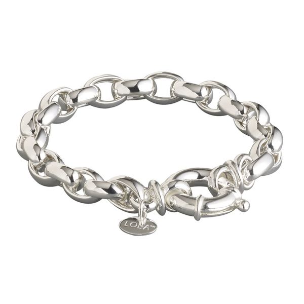 Rolo Medium Bracelet Silver 7mm Charles Frederick Jewelers Chelmsford, MA