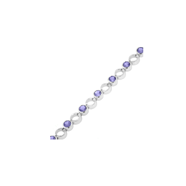 Sterling Silver 5.52ctw Amethyst Bracelet Charles Frederick Jewelers Chelmsford, MA
