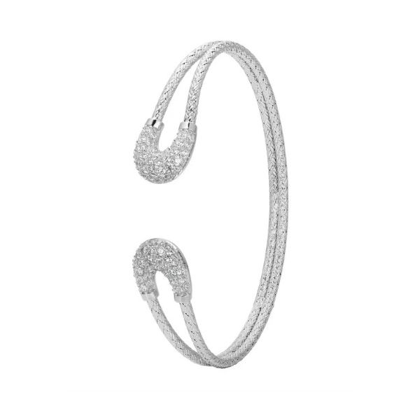 Sterling Silver Cuff Bracelet From Charles Garnier's Serena Collection Charles Frederick Jewelers Chelmsford, MA