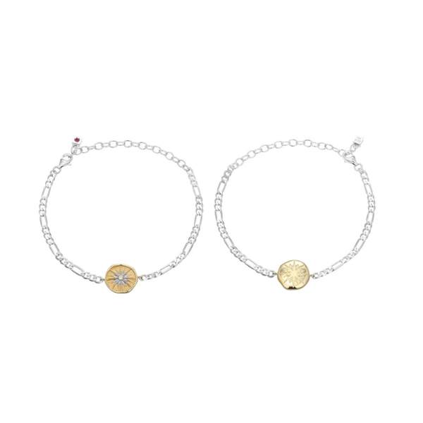 SS Bohemian Star Lab-Created White Sapphire Reversible Bracelet Charles Frederick Jewelers Chelmsford, MA