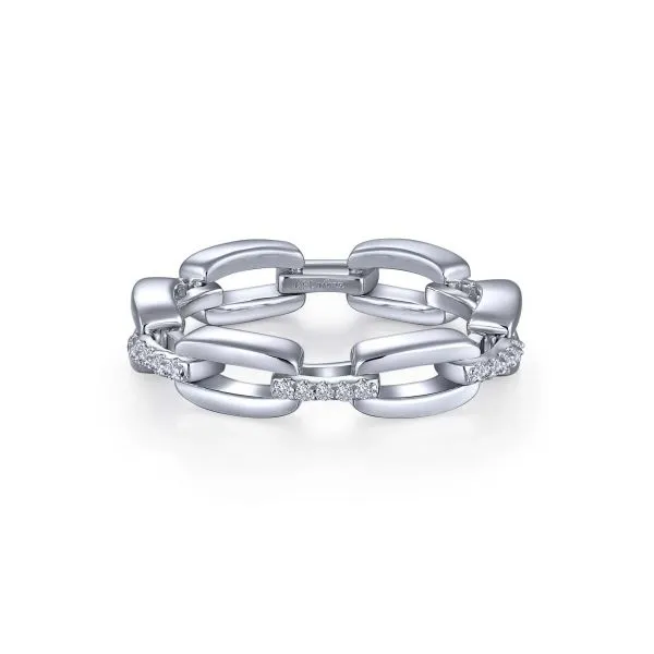Flex Chain Ring by Lafonn Charles Frederick Jewelers Chelmsford, MA