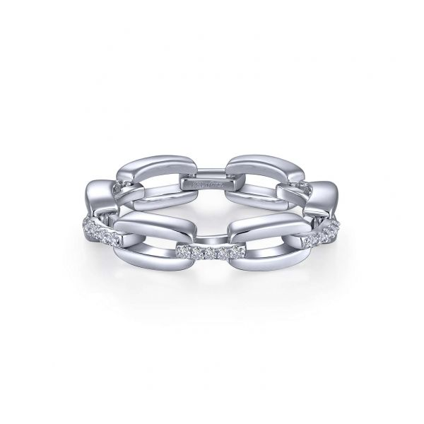 Flex Chain Ring by Lafonn Charles Frederick Jewelers Chelmsford, MA