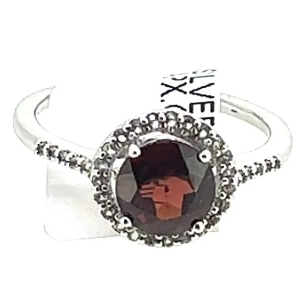 Sterling Garnet Ring Charles Frederick Jewelers Chelmsford, MA