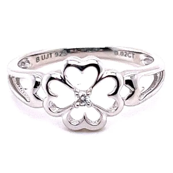 Sterling .02ctw Diamond Heart Style Ring Charles Frederick Jewelers Chelmsford, MA